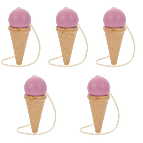 5Pièces En Bois Rose Exercice Jeu Pour Enfants