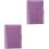 2Ensembles Classeurs Budget Violet Avec Zippées PVC 1