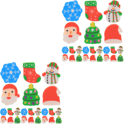 School Gum Multifunctioneel Assorti Kerst Draagbare Gummen