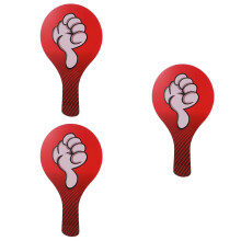 3Pièces Accessoires De Vote Portables Rouges Double Face Pour Classe
