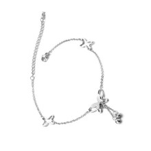 Zilveren Enkelketting Bead Anklet Anti- Lichtgewicht Mode