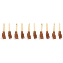 10Pièces Palmée En Bois Pour Casseroles Brune