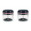 2Sets Compacte Transparante Denture Case Voor Thuis En Outdoor 1