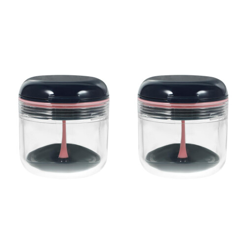 2Sets Compacte Transparante Denture Case Voor Thuis En Outdoor