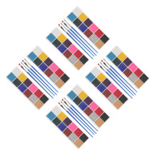 Draagbare 12-Kleuren Waterbasis Gezichts- En Bodypaint Kit