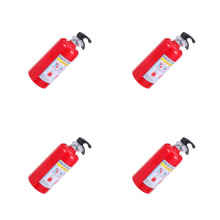 4Pcs Fire Extinguisher Shape Coin Bank Red ABS Aluminum for Boys Girls