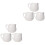 6Pcs White Mini Milk Jug Ceramic Sauce Container with Handle for Home 1