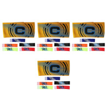 24St Aanpasbare Polyester Voetbal Captain Armbanden, Meerdere Kleuren