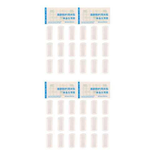 40Pcs High Adhesion Waterproof Eyebrow Wrap Breathable Non-Woven Patch