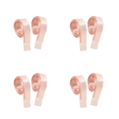 8Pièces Rose Satinés Pour Chaussures De Danse