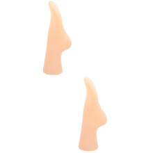 2Pièces Modèles Pieds PVC Kaki Affichage & Bottes Femmes