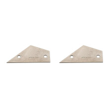 2St Precisie Gitaar Fret Rocker Tool Metalen Gitaar Luthier Accessoire