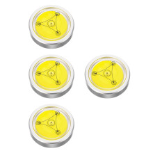 4St Zilveren Plastic Plaatstabilisator Vinyl Vibratiereductie
