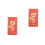 2Pcs Paper Red Envelopes Cartoon Style Secure Closure Wedding Gift 11