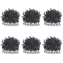 1500St Zwarte Plastic Luer Lock Spuitdoppen Voor Nauwkeurige Dosering
