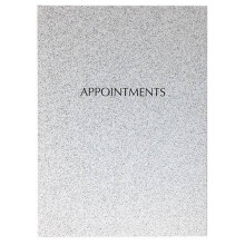 Agenda Appointment Book 6 Column Assistant Stone Grey