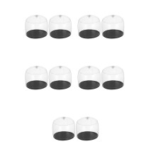 10St PVC Dichte Hoedenstandaards Transparant Voor Caps Thuis Winkel