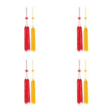 24St Chinese Knoop Kwast Hanger Polyester Rood Stijlvol