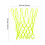 2Pièces Filet De Basket Vert Nylon Résistant De 2