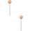 2St Drum Voet Pedaal Hamers Duurzaam Voor Percussie Kit 1