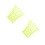 2Pièces Filet De Basket Vert Nylon Résistant De 8