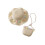 1Set Kinder Strohoed En Handtas Beige Breedflap Hoed Set 1