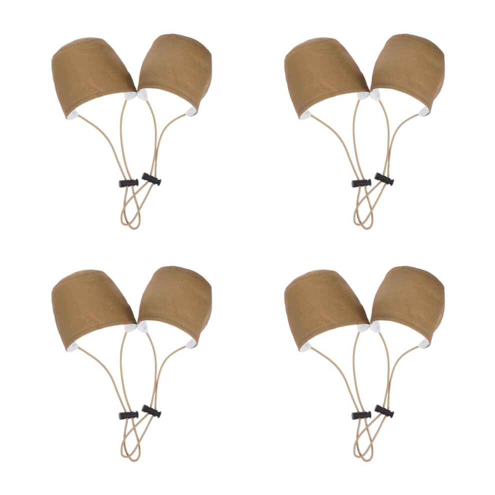 8St Khaki Stoffen Hakkenbeschermer Autorijden Wasbaar En Licht-image