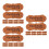 150Pcs Handmade Crochet Tags Light Brown Sewing Labels for DIY 1