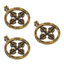 3St Koperen Sleutelhanger Hangers Gouden Retro DIY Sieraden