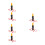 6St Realistische Eendfluit Set Plastic 2X Outdoor Vogelgeluid Multi 1