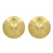 2St Messing Crash Drumklingels Voor Met Fijne Afwerking