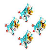 4St Plastic Mini Winkelwagen Kinderspeelgoed Simulatie Cart
