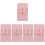 5Ensembles Ensemble Emmaillotage Bébé Rose Bandeau Doux Extensible 1