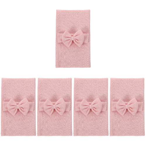 5Ensembles Ensemble Emmaillotage Bébé Rose Bandeau Doux Extensible