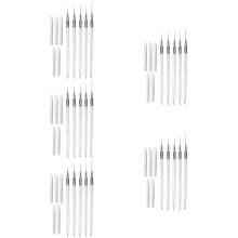 25Stk Nageldesign Stift Metall Nail Art Liner Pen Maniküre Silber