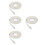 4Pièces Moulure PVC Adhésive Pour Mur Flexible 10