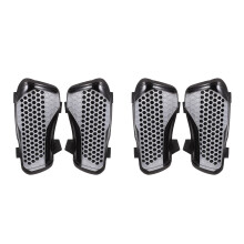 2Paren Comfortabele Zwarte Scheenbeschermer Voetbal Bescherming Gear