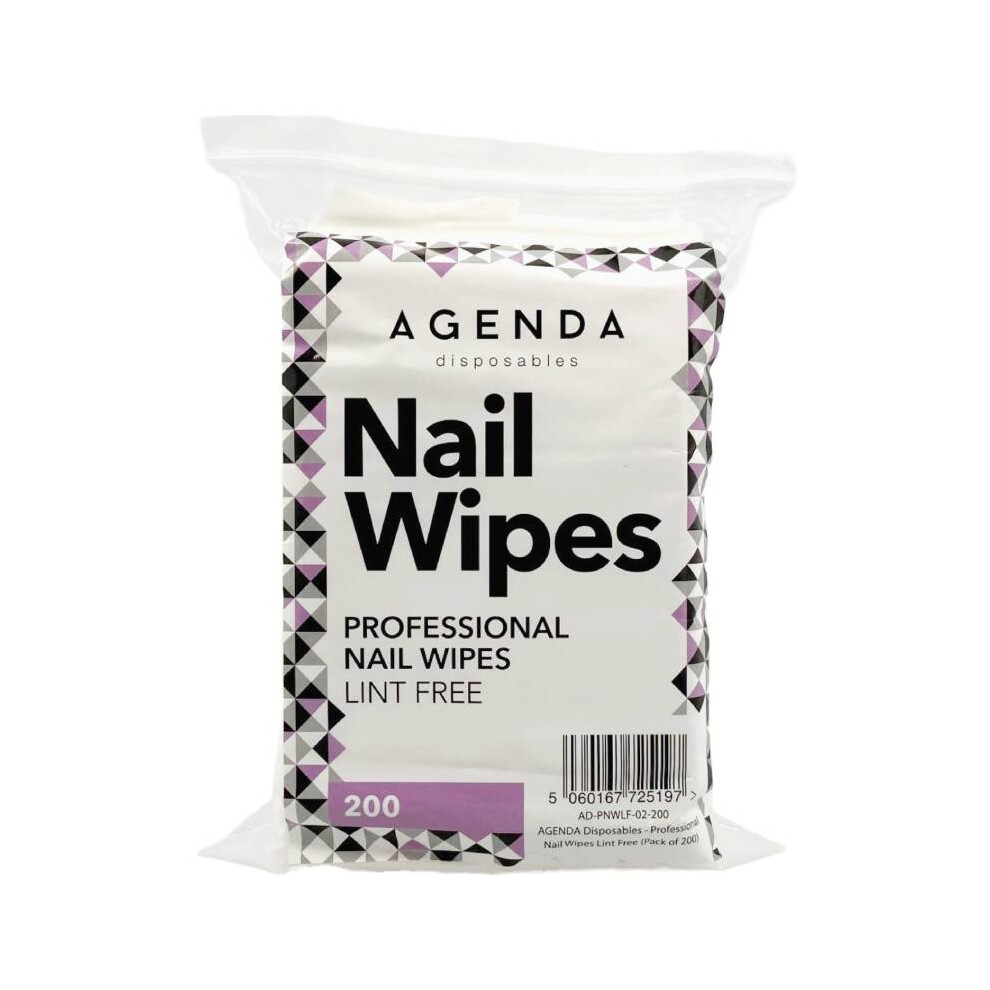 Agenda Professional Lint Free Nail Wipes (200)