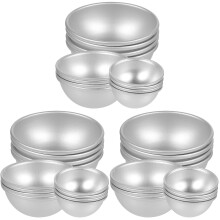 36St Zilveren Halfbolmal Aluminium DIY Bak- En Badballenvorm