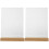 2Stk Acryl Display Mit Holzfuß Transparenter Tischhalter 4
