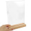 2Stk Acryl Display Mit Holzfuß Transparenter Tischhalter 10