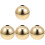 4Pcs Premium Ceramic Golden Flower Vases Elegant Decorative Container 3