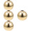 4Pcs Premium Ceramic Golden Flower Vases Elegant Decorative Container 7