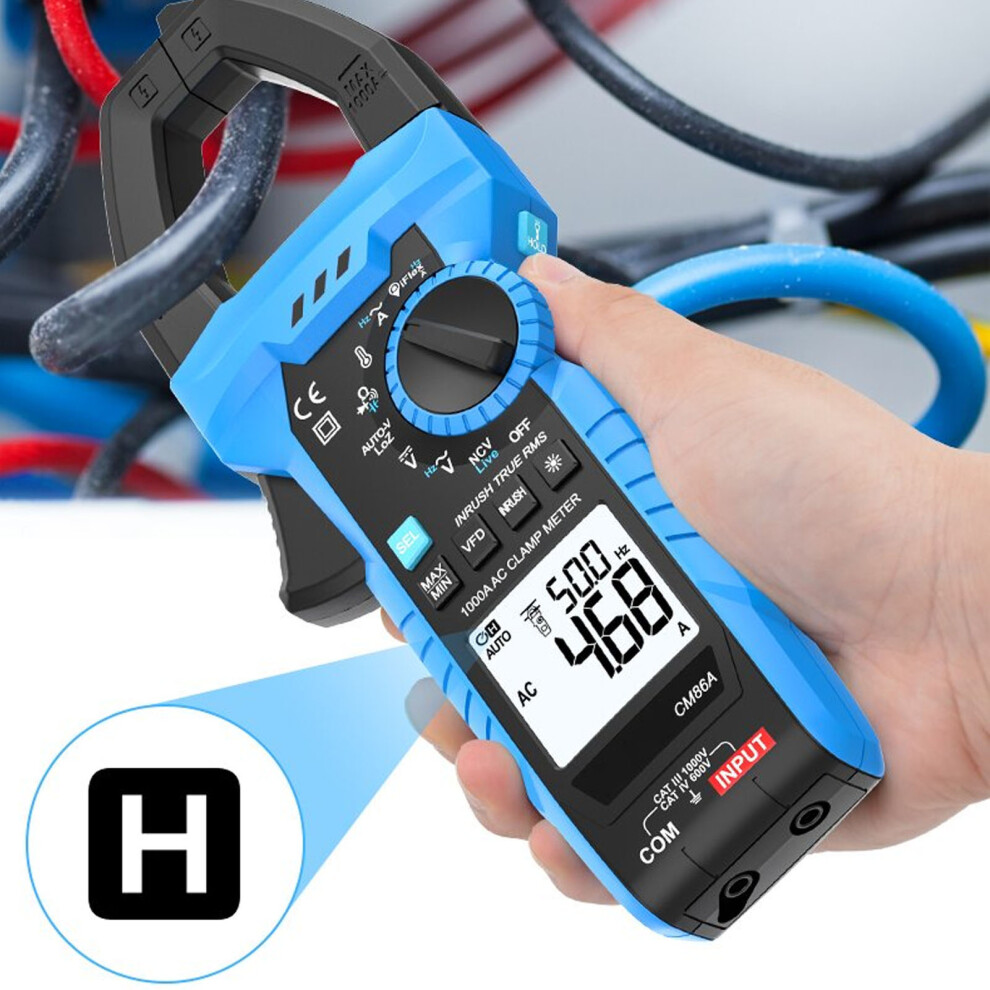 1000A Digital Clamp Meter VFD LoZ