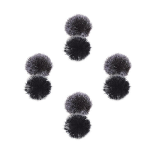 8Pièces Bonnettes Micro Peluche Antivent Colorées Pour Interventions