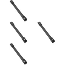 4Sets Zwarte Speaker Handgrepen Van 8Mm , Stevig En Praktisch