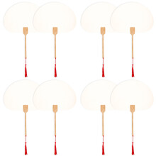 8St Wit Graffiti Fan DIY Blanco Waaier Voor Vrouwen Handventilator