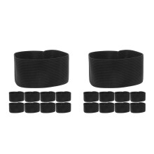 30St Zwarte Elastische Rouw Armbanden Stoffen Rouwband Voor Begrafenis