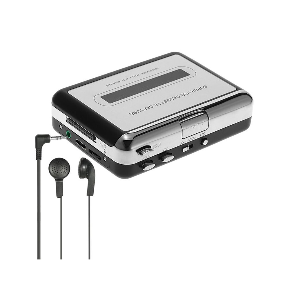 Usb Cassette Tape To Mp3 Converter, Audio Music Player With Headphones 4711391851510