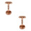 2Pièces Fixations Main Courante Acier Inoxydable Rose Or Usage Maison 5